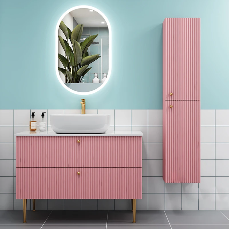 Modern Living Room Luxury Pink Bathroom Bathroom