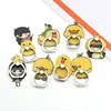 Wholesale Cute Cartoon Yellow Ducks Acrylic Mobile Holder Phone Finger Ring Stand Mount DIY Custom Promotional Gifts Accessories