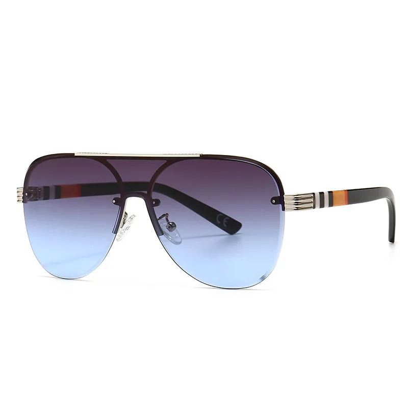 

2020 New Arrivals Mix Colors Sunglasses Oversized Men Pilot Retro Scotch Mirror Leg Sunglasses Sun Glasses