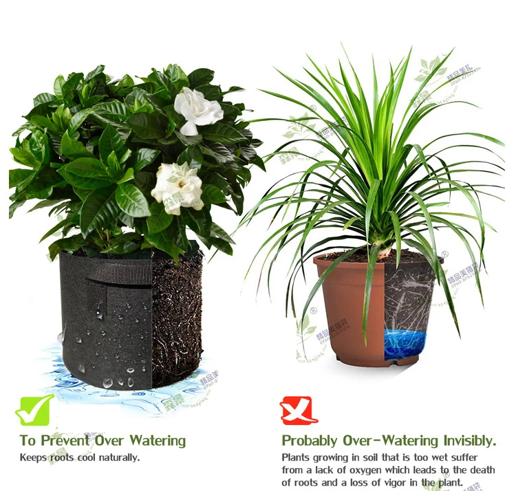 Biodegradable Geotextile Planting Garden Fabric Grow Bags For Plants