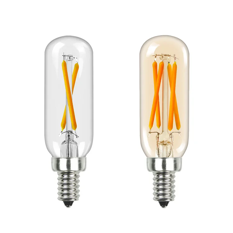 New Lighting Hot Sell Products Small Dimmable Vintage LED Bulb 2W 4W E12 E14 B15 LED Filament T25 LED Bulb