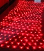 Plastic Christmas colored led string lights 2x3m flashing mesh net light