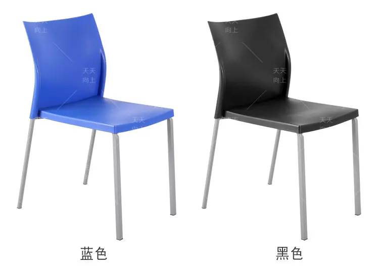 Restaurant Black Dining Chairs Cafeteria Chair for Living Room Modern Convenient Home Furniture