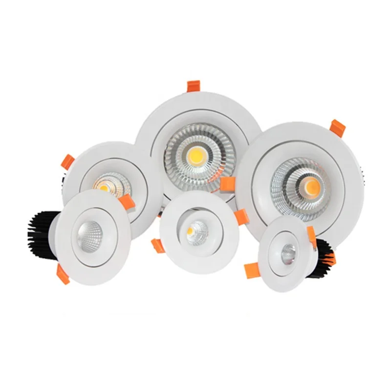 LED Down Light 7W Round Color Change LED Downlight CCT Adjustable Indoor Lighting