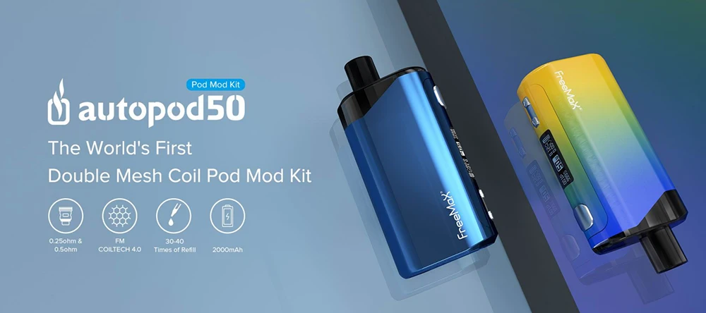 100% 原装电子香烟 vape 2000mah freemax autopod50 pod 模块套件