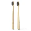 Eco-friendly100% Biodegradable Charcoal Bamboo Toothbrush Wholesale