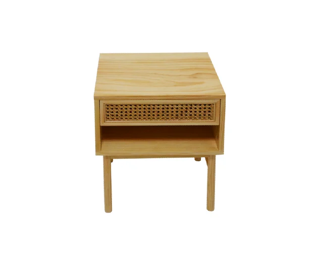 
Layered rattan storage cabinet 