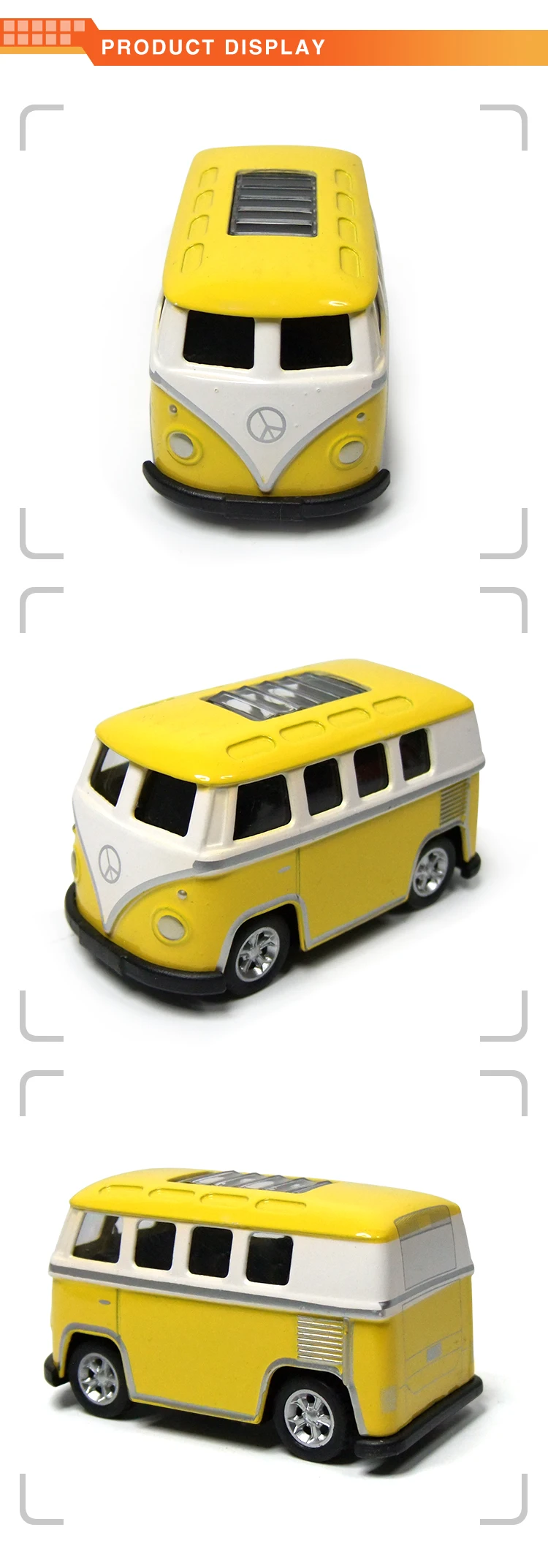 Promotional gift 4 colors diecast alloy modle pull back bus toys for kids
