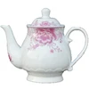 1800ml large capacity ceramic teapot ceramic butterfly dance lotus kettle ceramic coffee pot