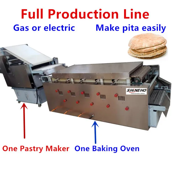 Manufacturers Roti Chapati Making Arabic Pita Bread Bakery Machine