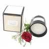 Wholesale custom scents glass candles scented black pillar soy scented candles jars