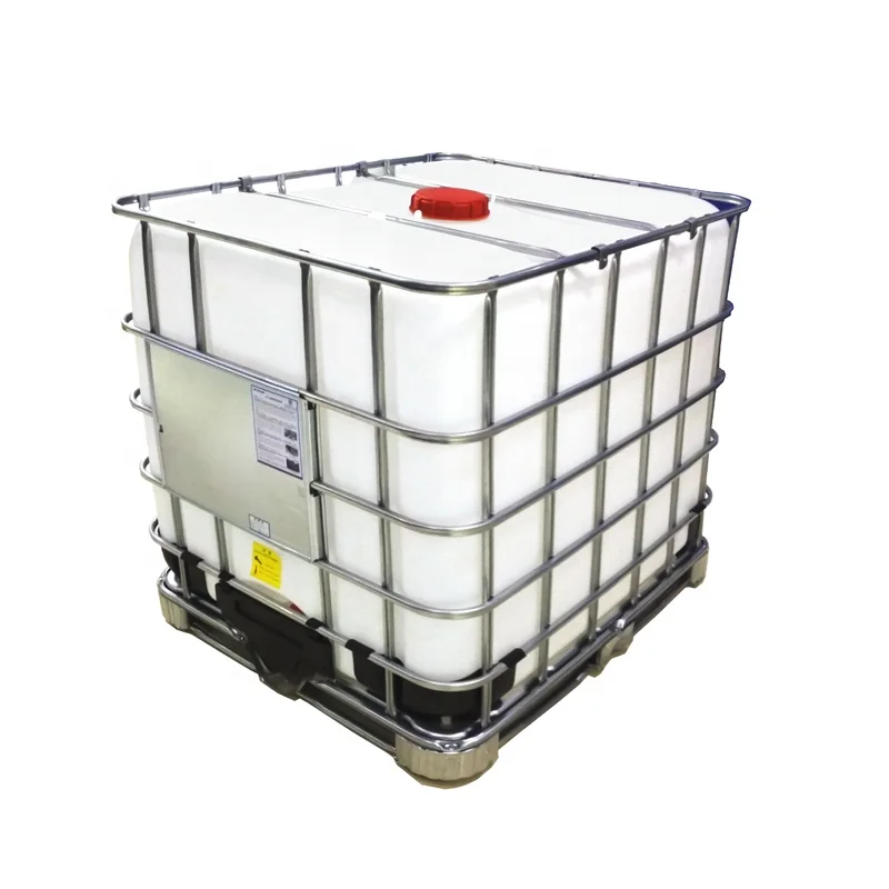 White Square 1 Ton 1000L Plastic Liquid Water Tank Chemical Storage  Equipment Ibc Tote Price