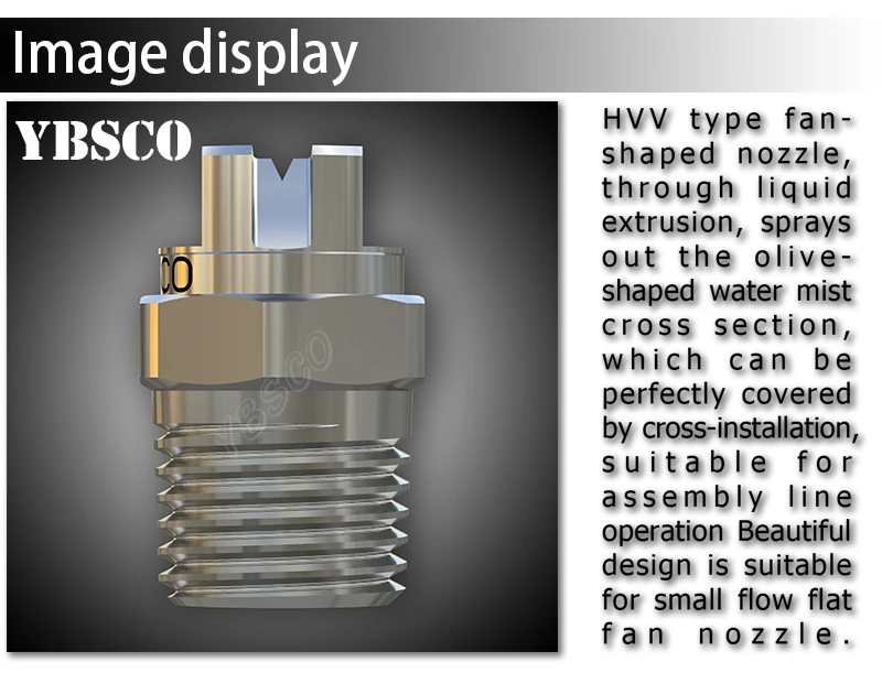 NPT Pressure Washer Spray Nozzle 1/4''for Car Plating Washing HVV-SS6505 