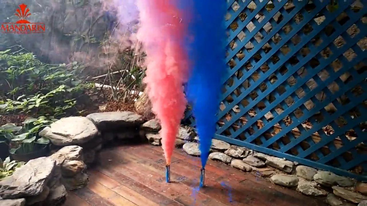 Baby Shower Wedding Photograph Pyrotechnic Colored Smoke Flare