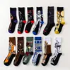 Men's cartoon stockings male socks personality style breathable shape anti-friction socks
