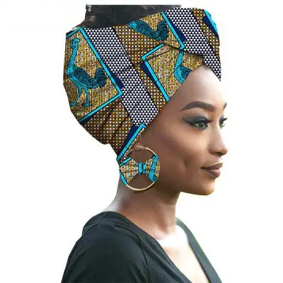 非洲头巾花纹图片
