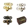 Custom High Quality Antique Metal Lock Catch Curved Buckle Horn Lock Clasp Hook Hardware For Jewelry Box