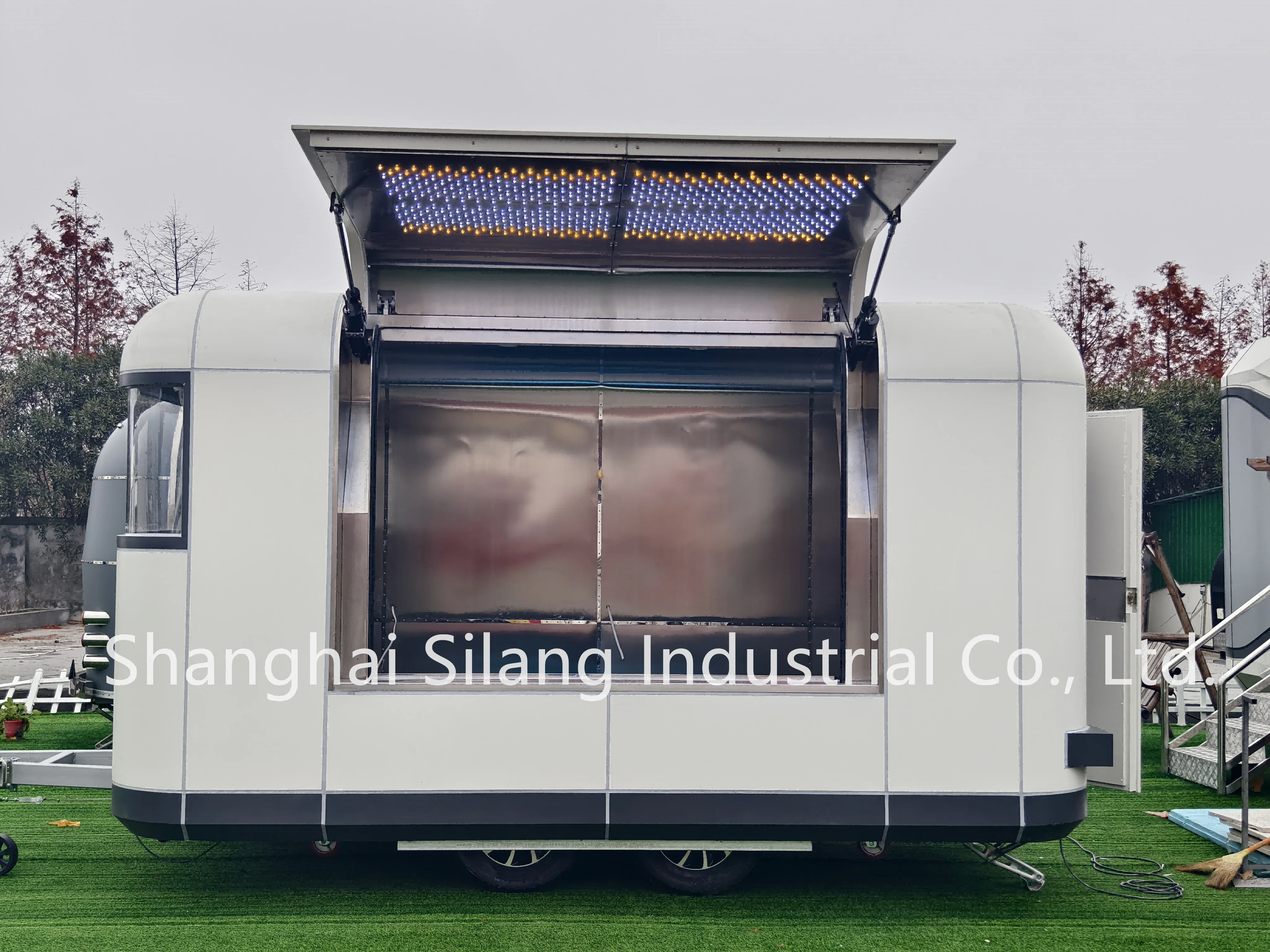 New Style Customized Mobile Coffee Snacks Sweets Food Trailer Truck Fast Food Cart Bar Supermarket supplier