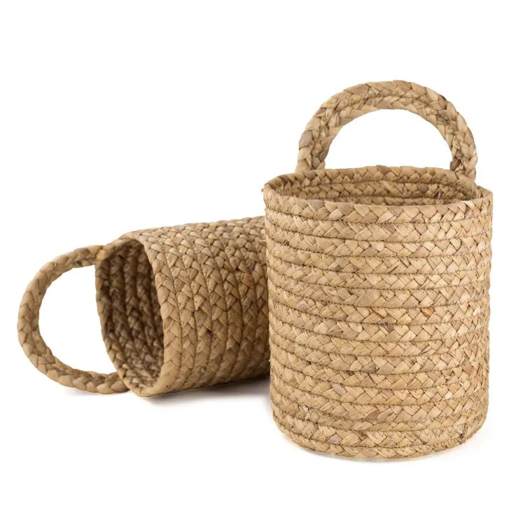 woven seagrass belly basket