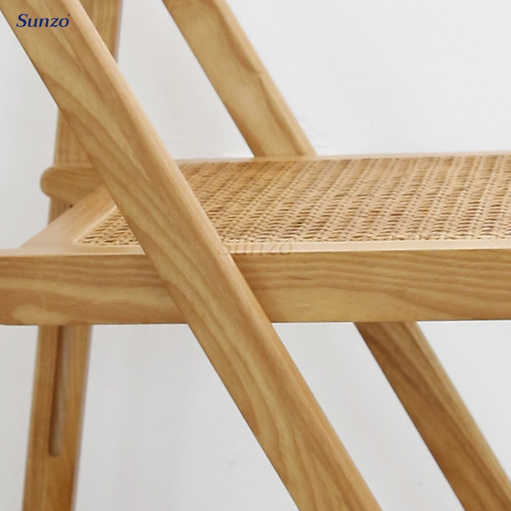Cheap Rattan And Wooden Folding Dining Chair Buy Folding Dining Chair