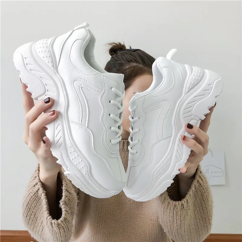 
Comfortable 36-43 Big Size Women Casual Fashion Sneakers White shoes Cheap Price Wholesale Factory Direct 