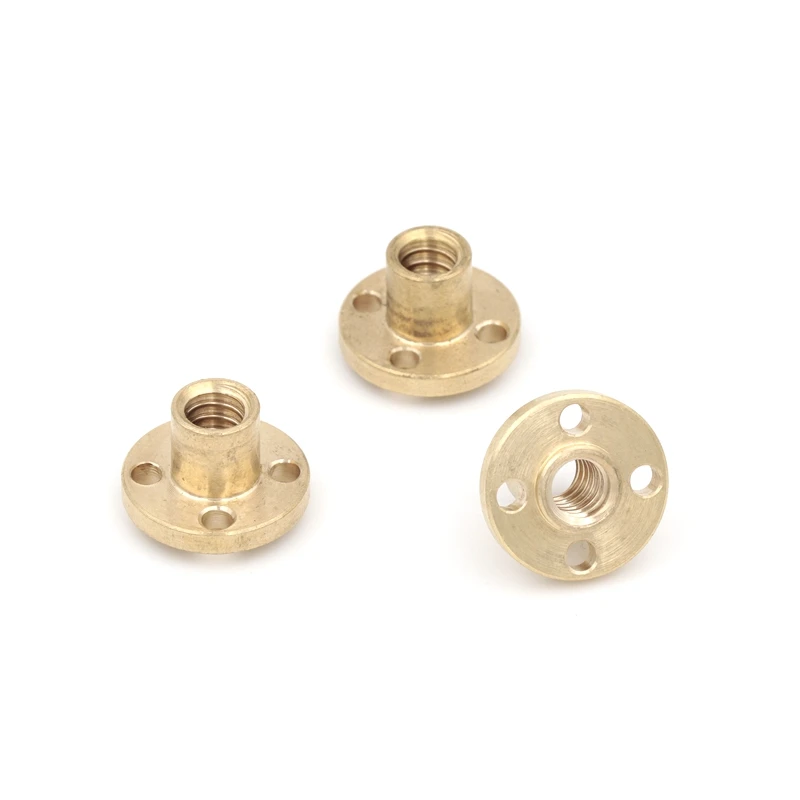 T3.5 3.5mm 304 Stainless Steel 200mm Lead Screw With Plastic Nylon Nut