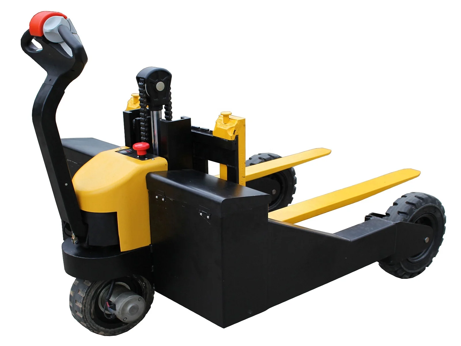 Rough Terrain Electric Pallet Truck 1300kg capacity for building site