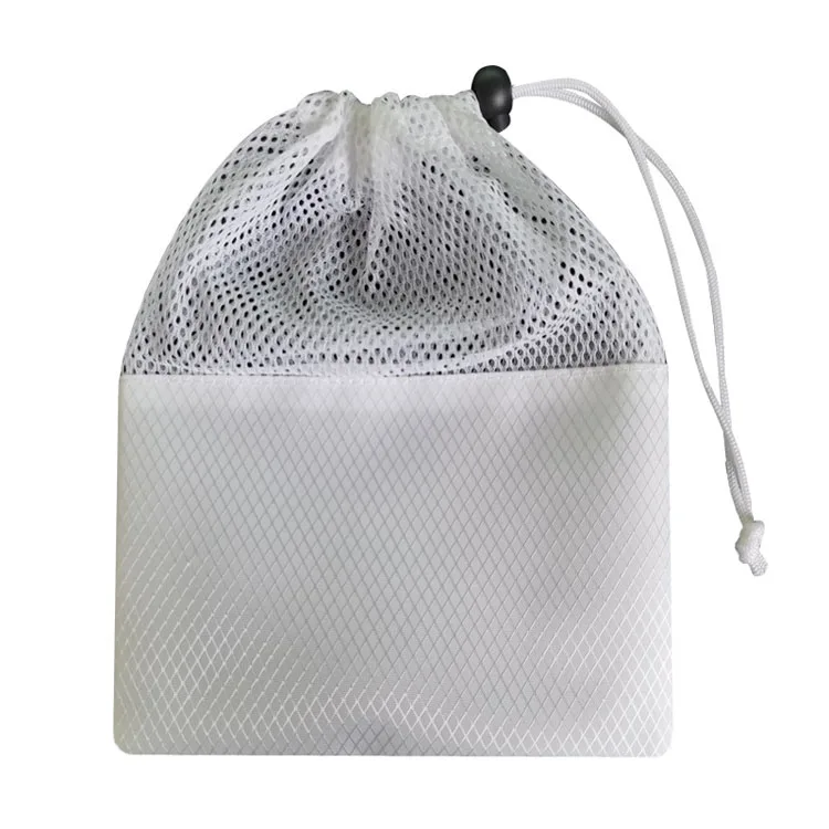 Ins Simple Black Mesh Bag Drawstring Pouch Buy Sanitary Napkin Pouch