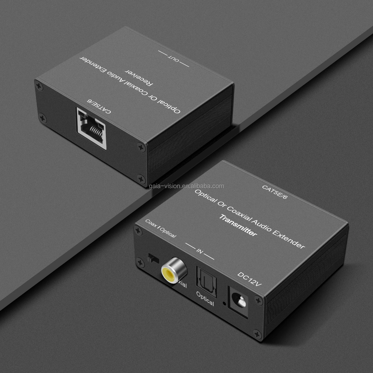 Optical Or Coaxial Audio Extender Over Cat5e/6,Digital Spdif Audio
