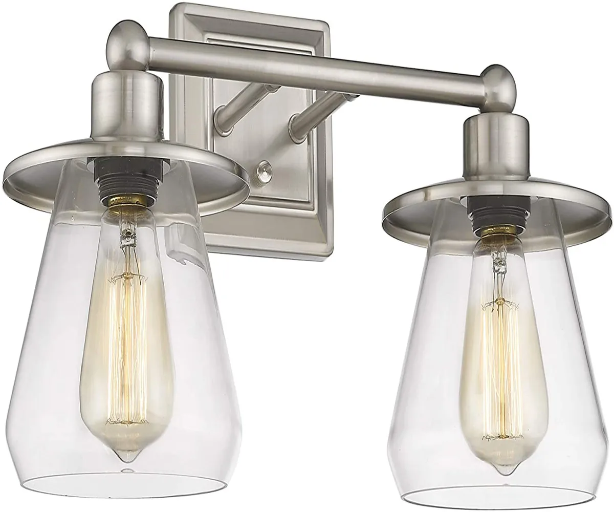 Order now simple design bathroom sconces 2 lights