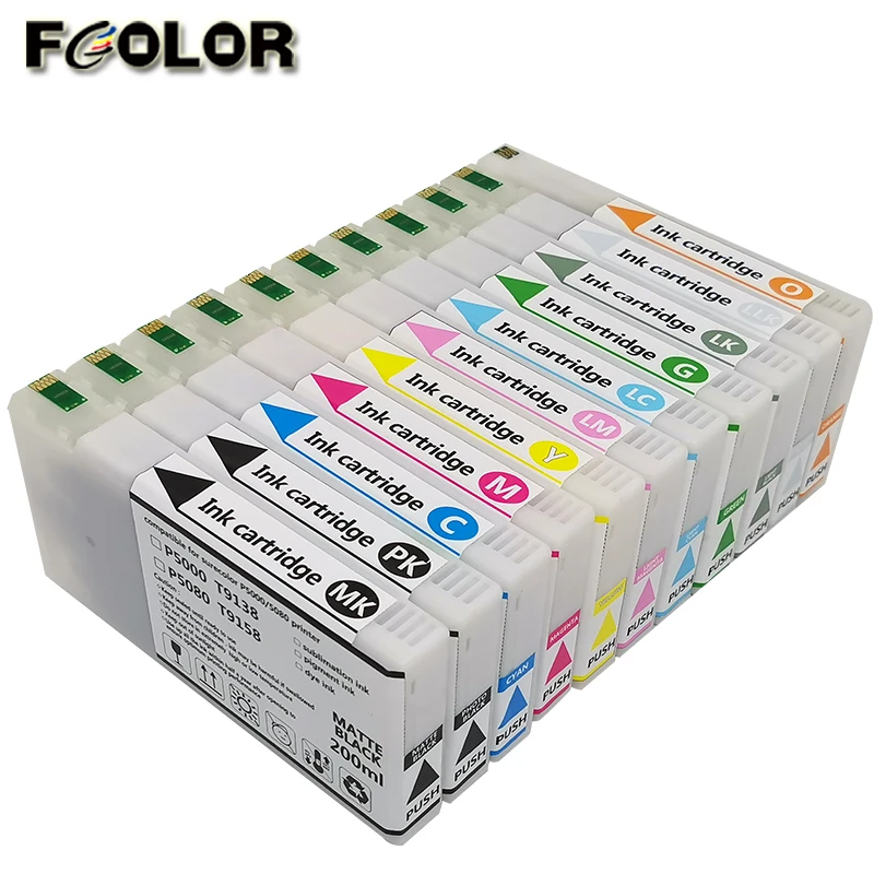 New 200ml Compatible Ink Cartridge For Epson Surecolor P5000 With Chip ...