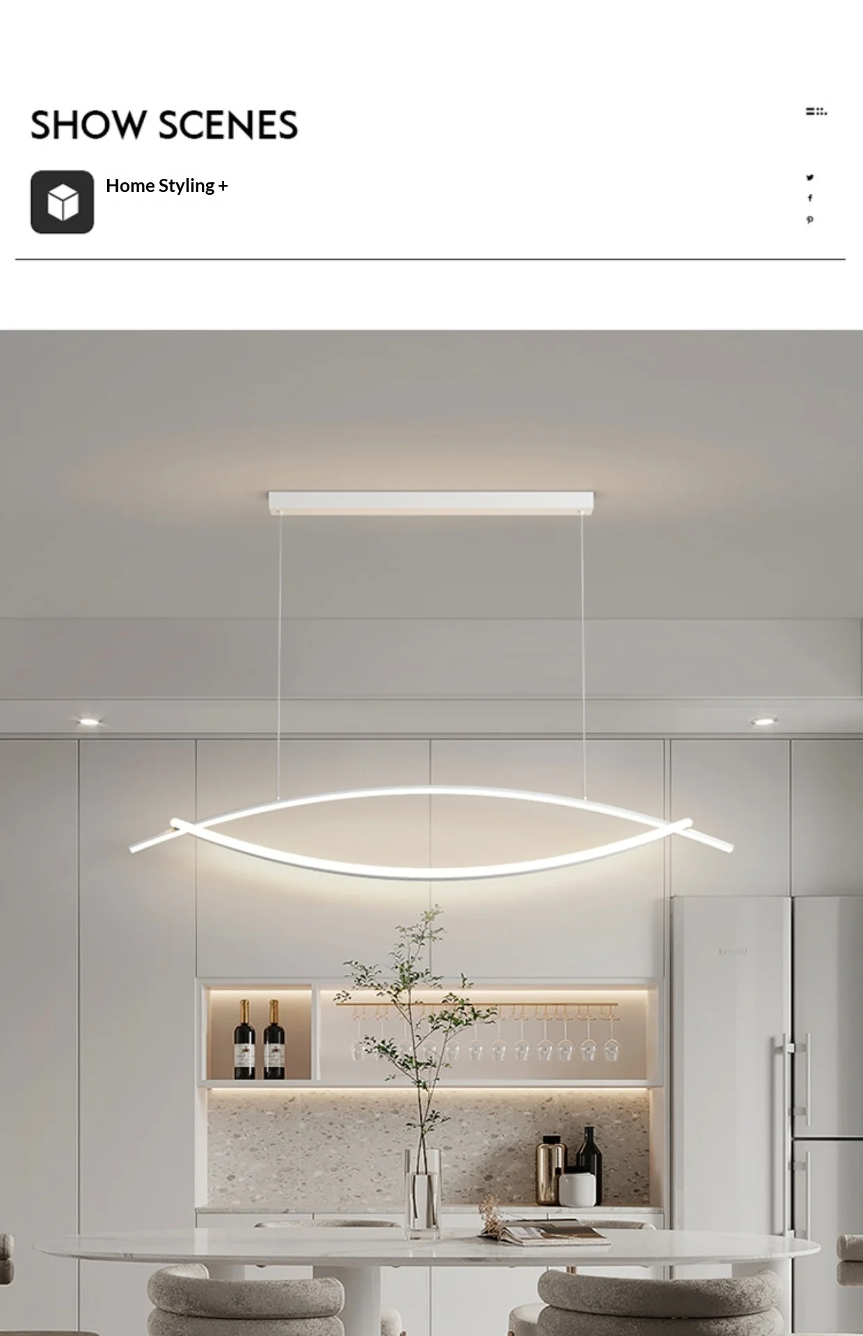 product new trendy personality creative designer bar restaurant nordic minimalist line dining room office 220v led pendant light acrylic-6