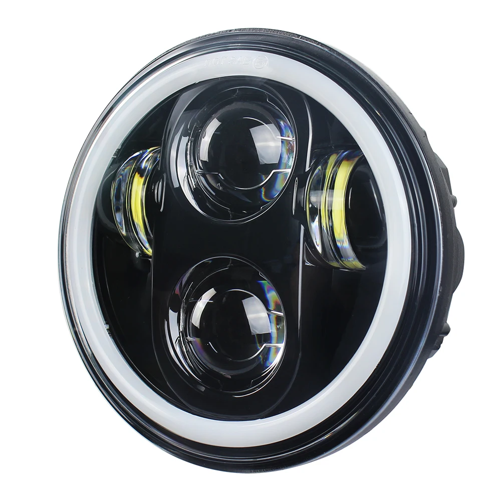 5.75inch LED Headlight Projector Sealed Beam DRL Kits for Sportster Motorcycle