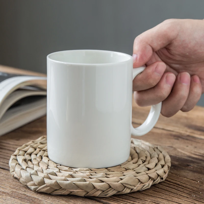 Best Selling Plain White Ceramic Mugoem Coffee Mug With Private Label 