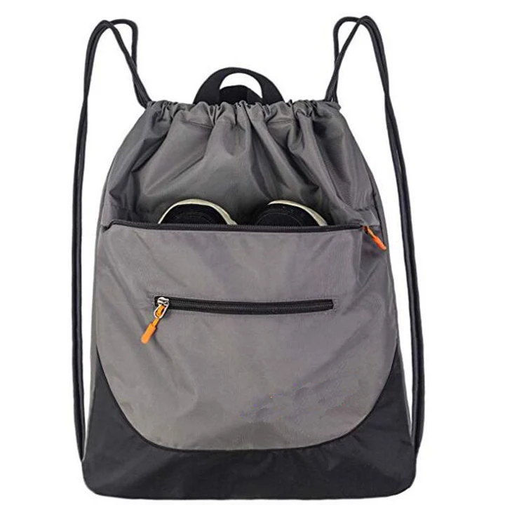 Waterproof Drawstring Backpack String Bag Backpack Sports Athletic Gym ...