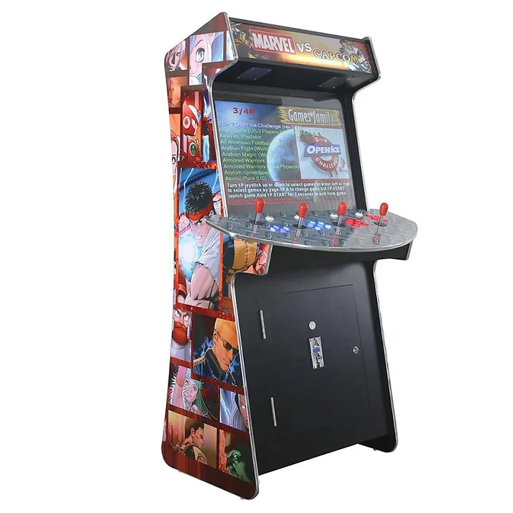 product raisefun factory wholesale 4 person coin operated arcade game machine multiple classics for 6 year olds prize games for game-1
