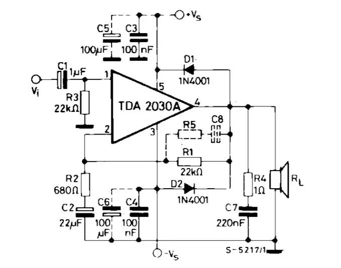 Тда 2030а схема усилителя Taidacent 12v Headphone Amp 18w Hifi Class Ab Transistor Mosfet Amplifier Tda203