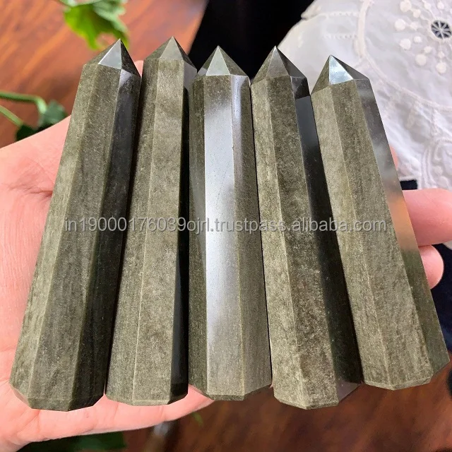 Best Selling Natural Stone Healing Crystals Snowflake Epidote Natural