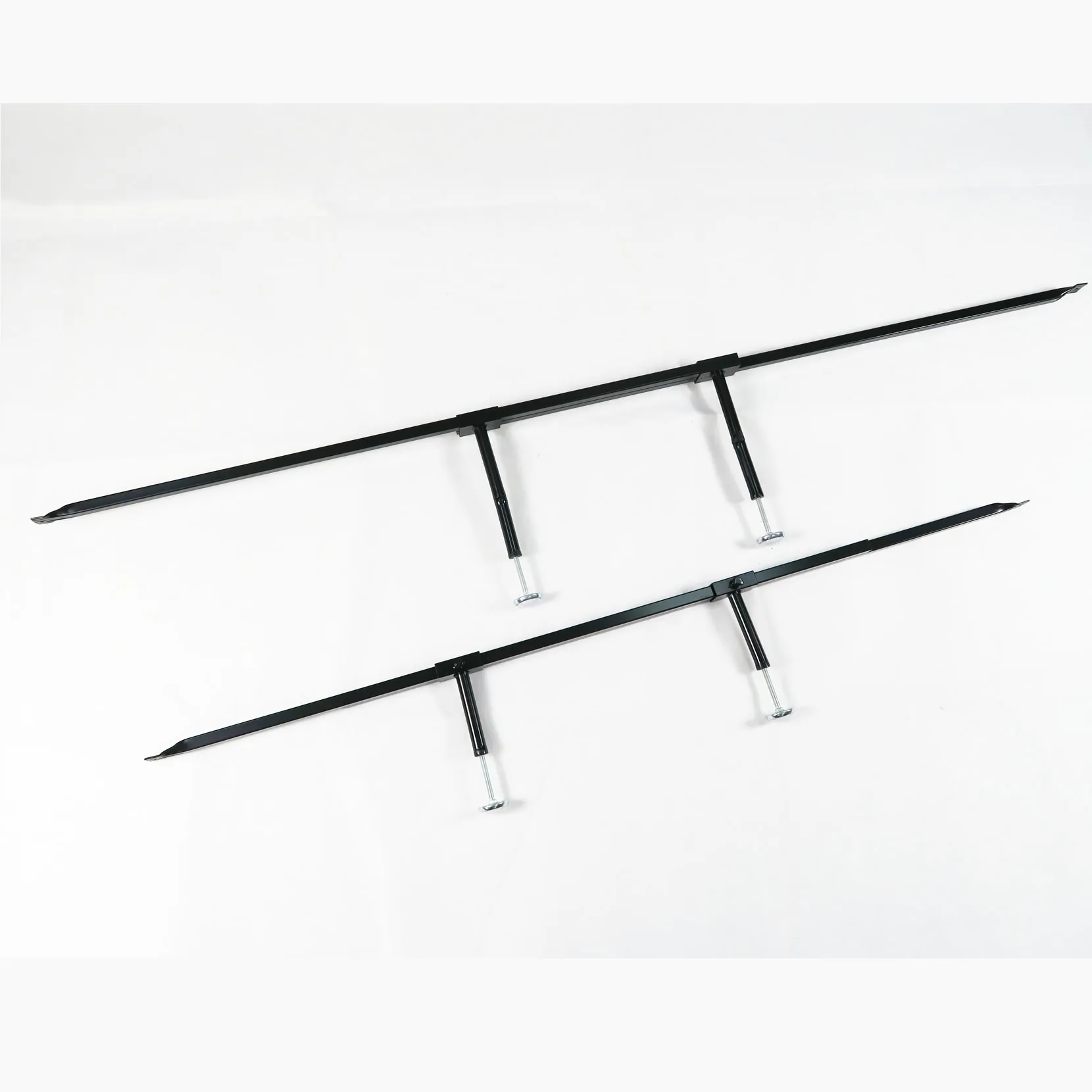 
Bedroom Furniture bed support system with adjustable glides 