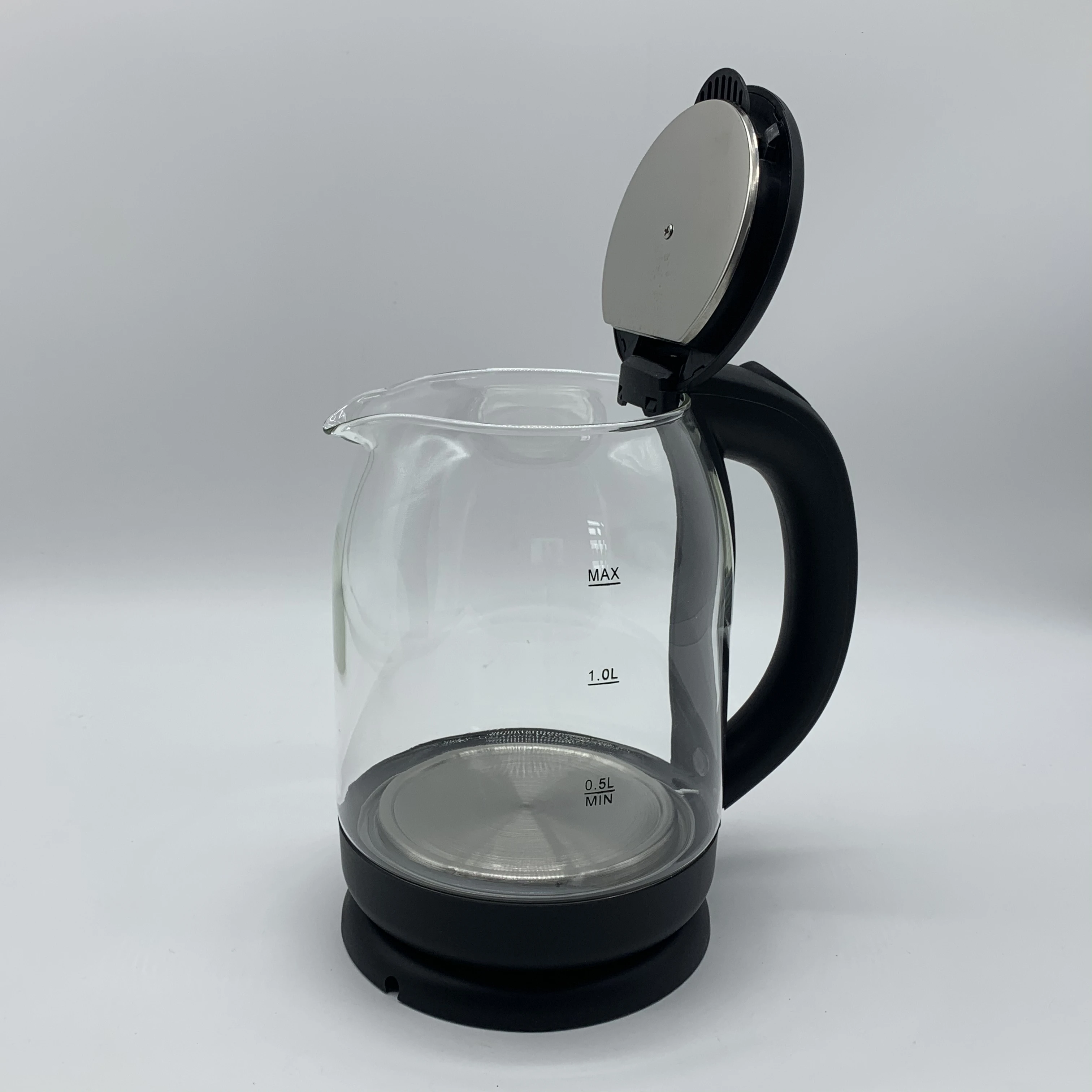 不鏽鋼水壺玻璃水壺與不鏽鋼 304 底部 - buy glass water kettle