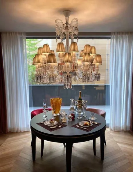 Designer cirtsal lustre Baccarat crystal lighting chandelier luxury