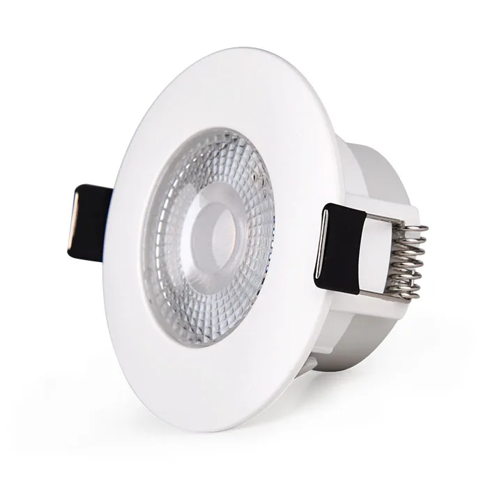 Chrome COB LED Ceiling Spotlights 5W 7W Recessed Indoor Mini LED Spot light For Home