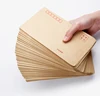 Office High Quality custom made size private label brown kraft paper envelope For Gift Cards recycle office envelopes