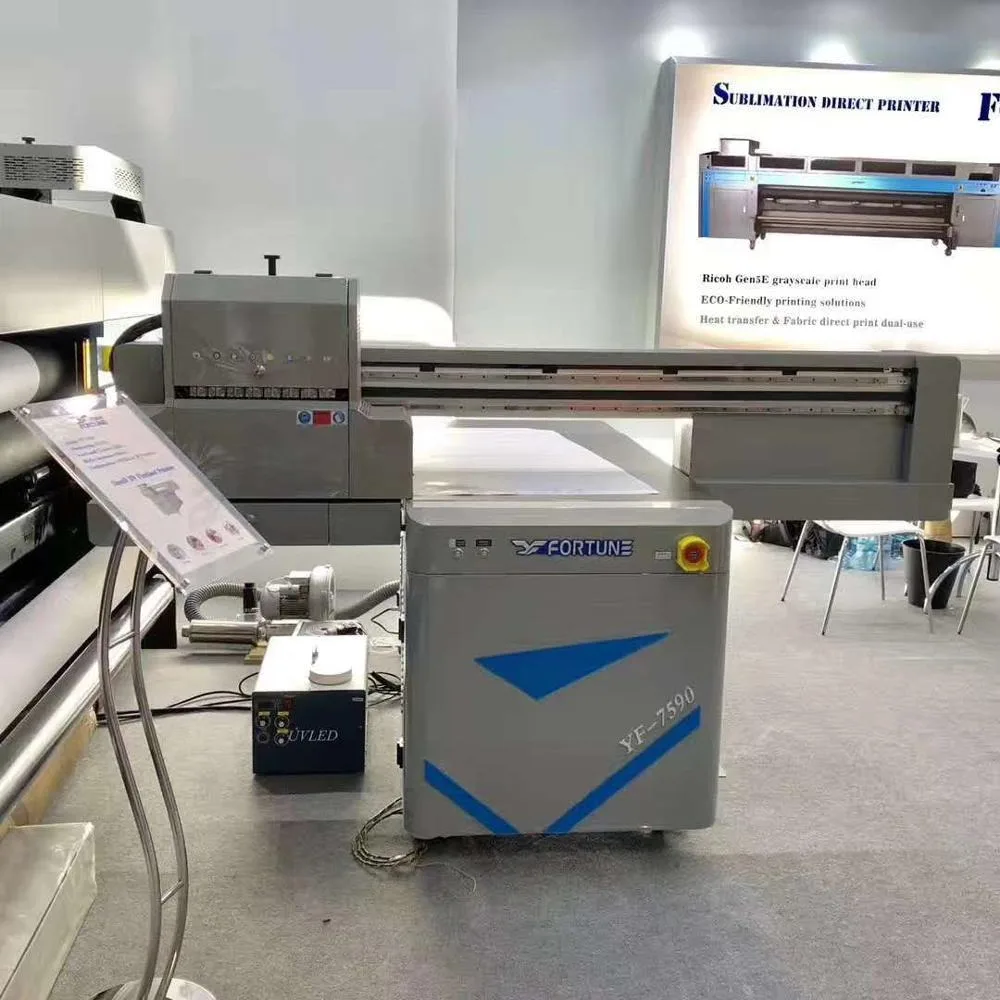 FORTUNE7590 UV Printer Machine Flatbed with CCD Visual Positaion for ...