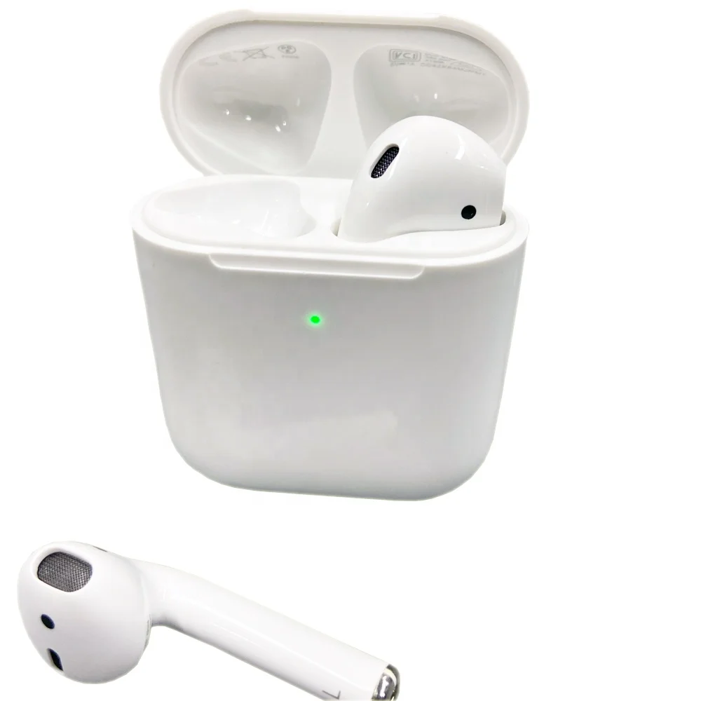 
air 2 Best Quality TWS 1:1 Apple Airpods 2 Bluetooth Wireless charging Earphone Earbuds For iphone ipad Air 2 with GPS Rename 