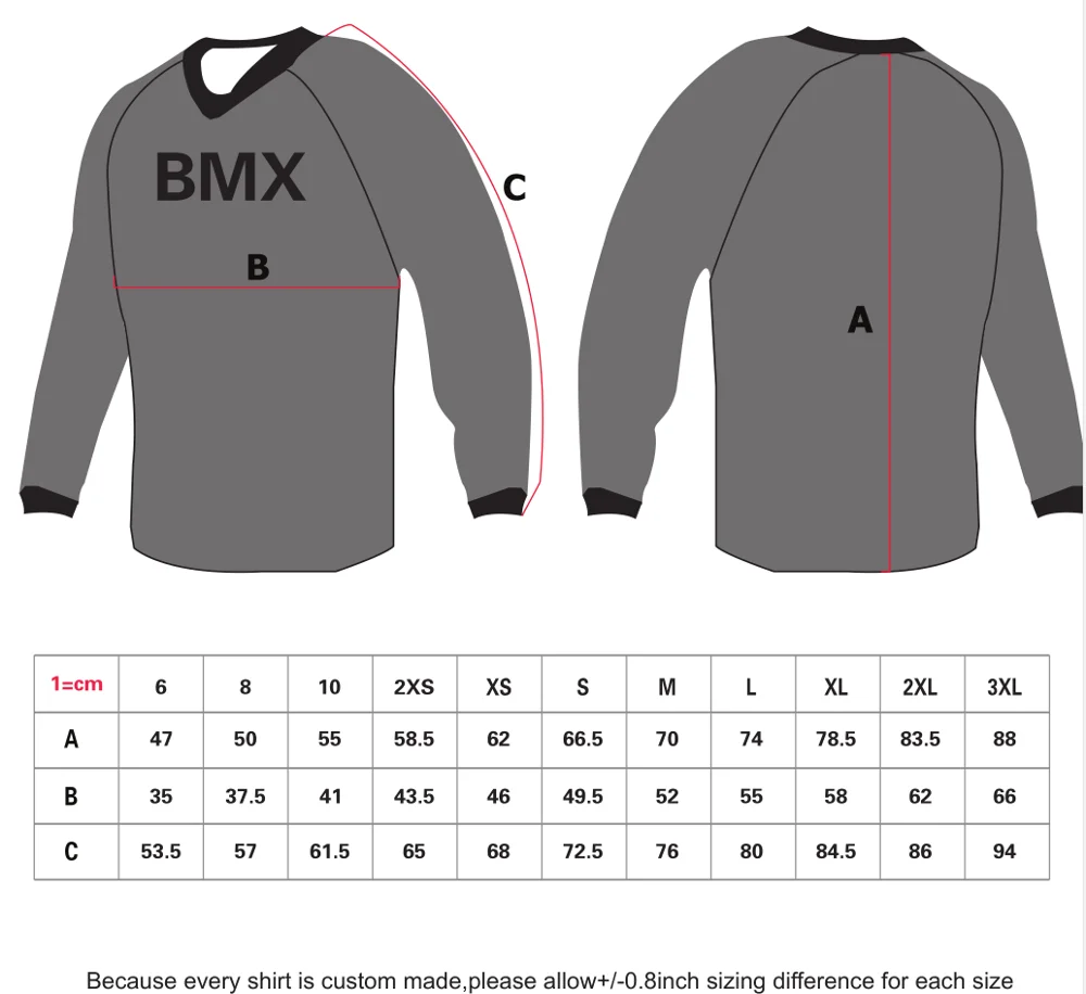 Oversize Dye Sublimation Team Motocross Jersey factory