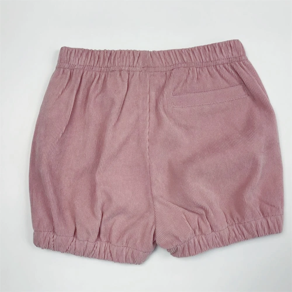 
High quality spring autumn children sweet kids girl wholesale shorts little girl corduroys shorts 