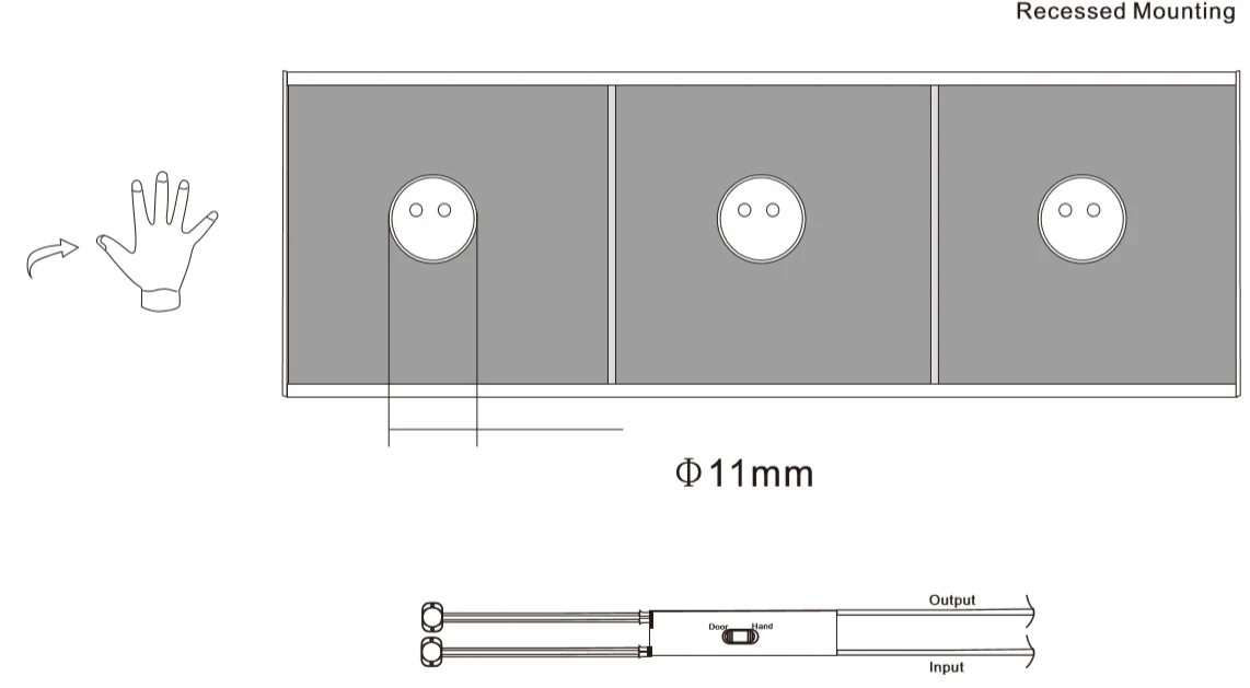infrared door sensor switch for cabinet