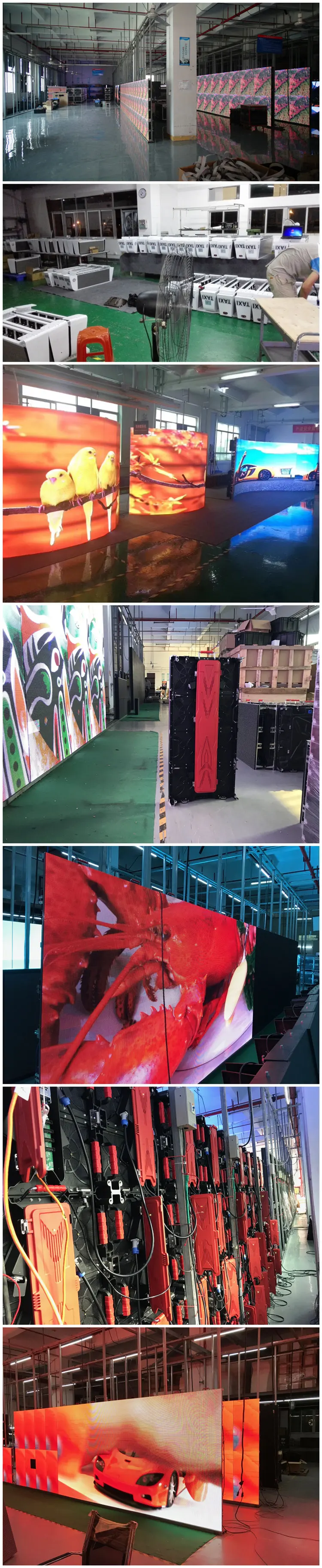 high brightness full color outdoor advertising digital p5 rental led display screen prices  for stage