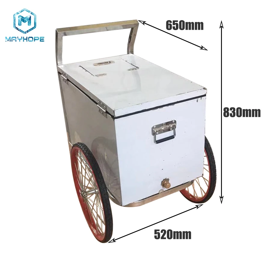 Stainless Steel Popsicle Ice Cream Trolley Cart For Sale Buy Ice